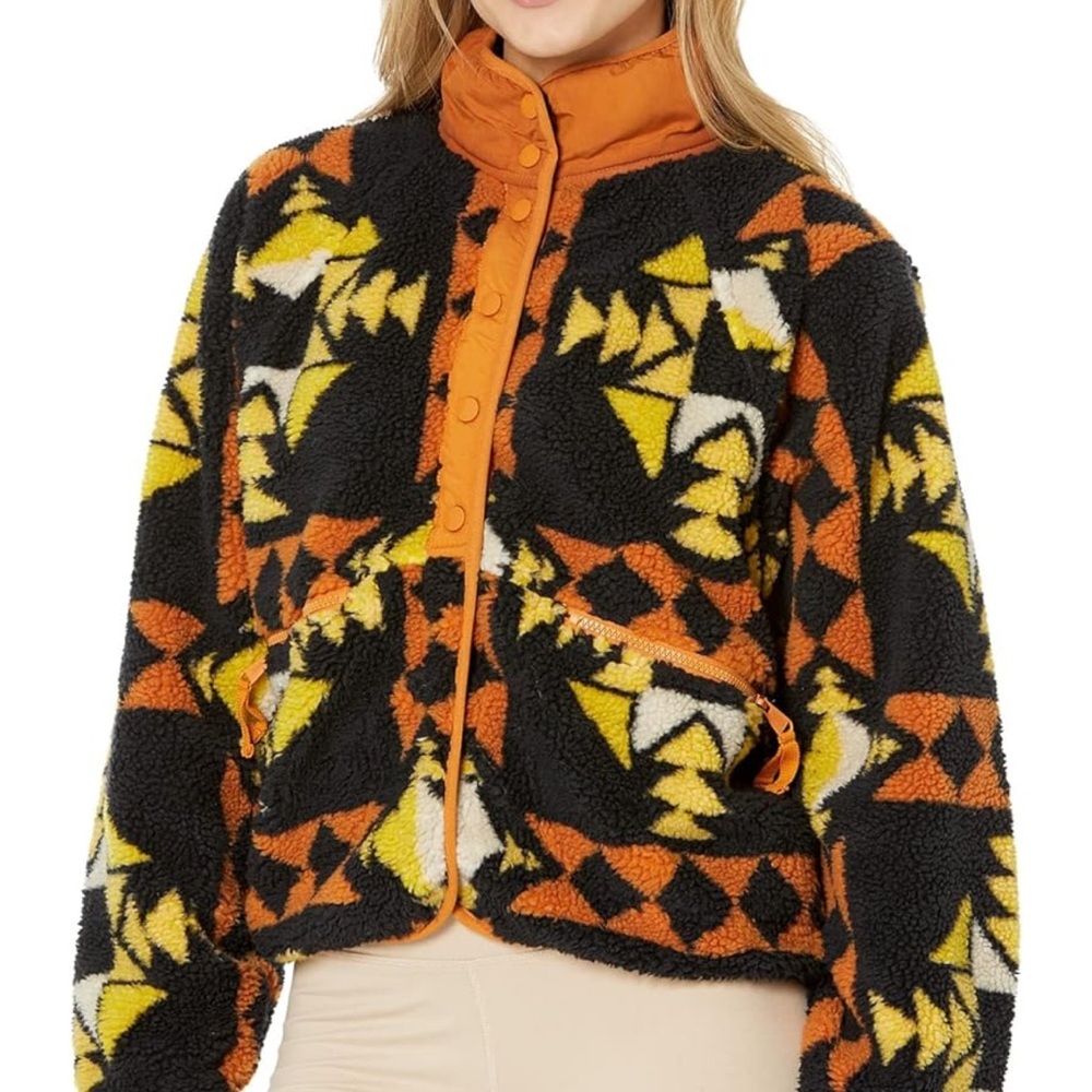 Free People Movement Rocky Ridge fleece jacket in size XS